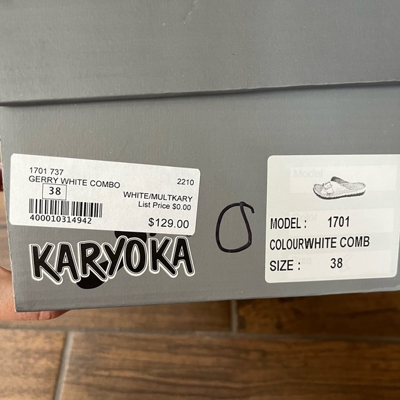 KARYOKA open toe sandal size 38 - Picture 4 of 5